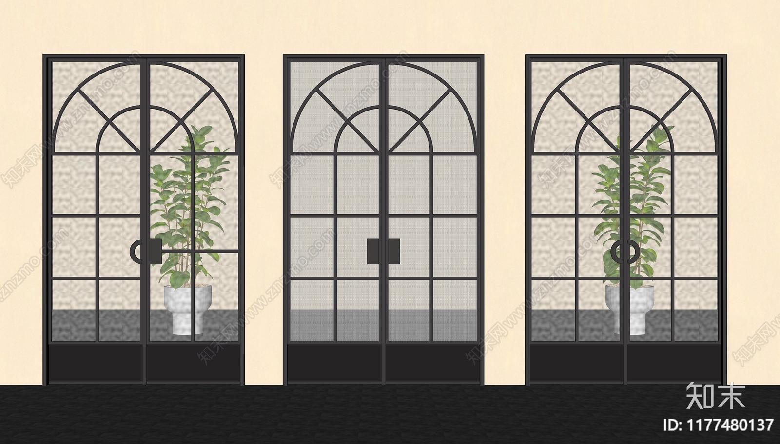 现代双开门SU模型下载【ID:1177480137】