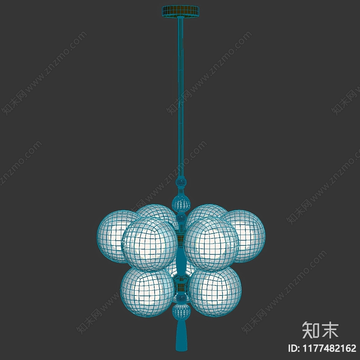 吊灯3D模型下载【ID:1177482162】