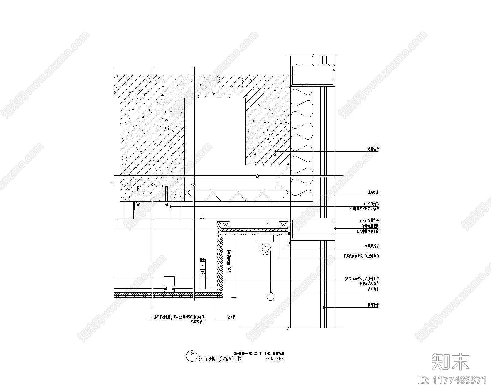 现代家具节点详图施工图下载【ID:1177489971】