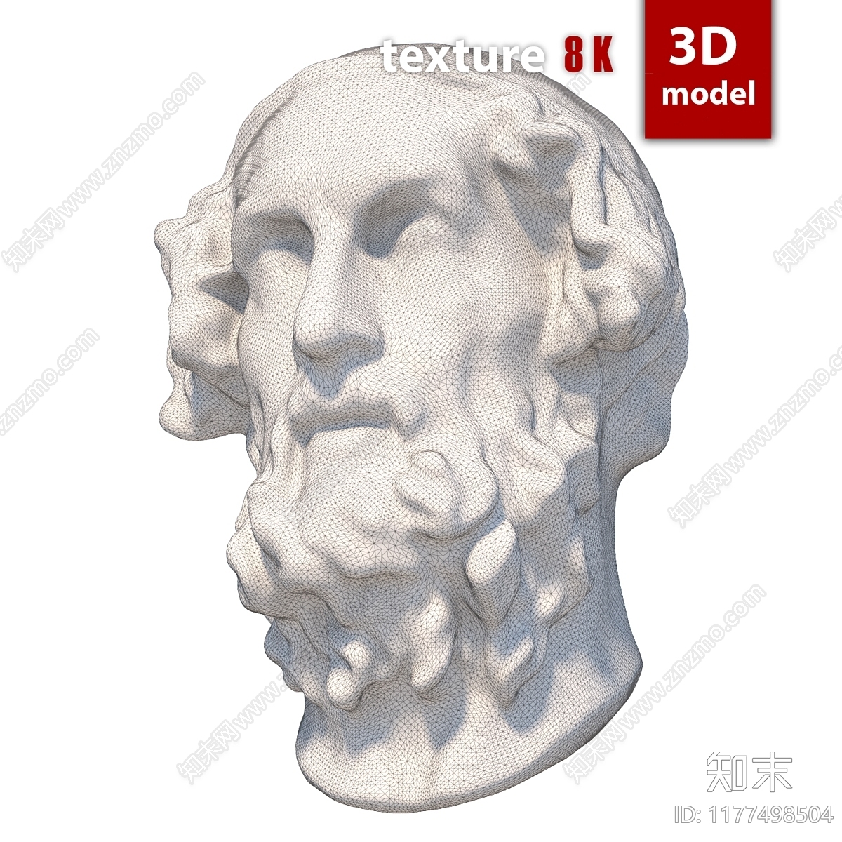 雕塑摆件3D模型下载【ID:1177498504】