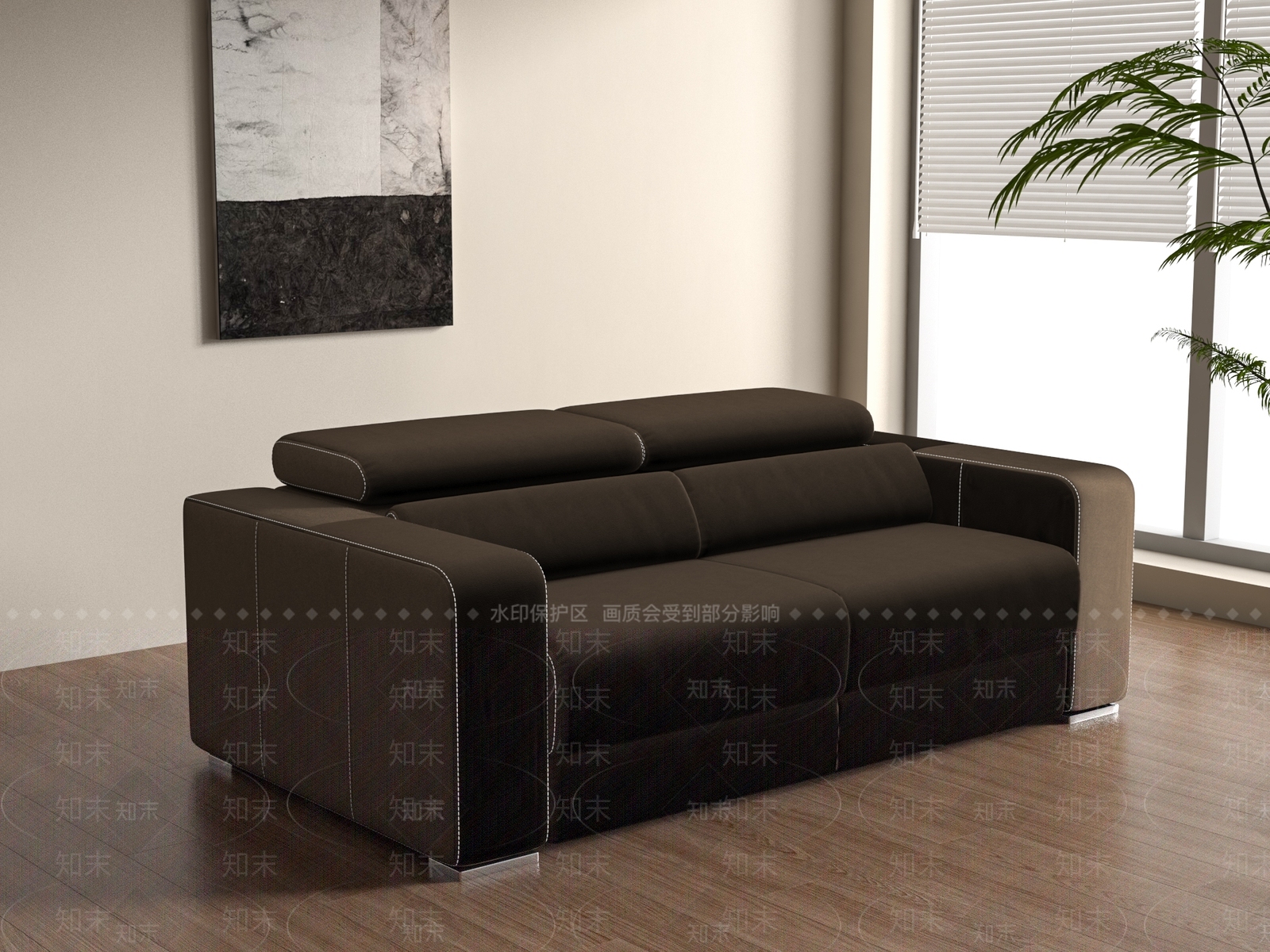 现代儿童床3D模型下载【ID:1177506380】