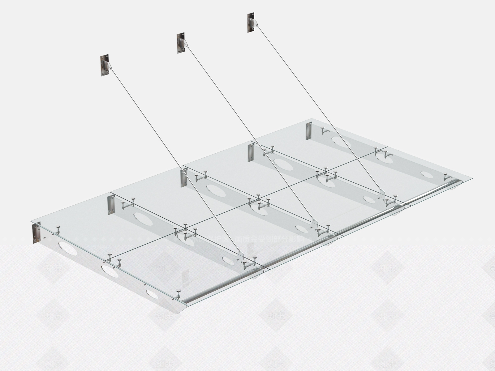 现代遮阳棚3D模型下载【ID:1177506594】