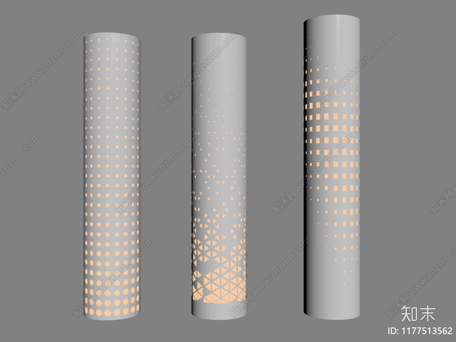 现代柱子SU模型下载【ID:1177513562】