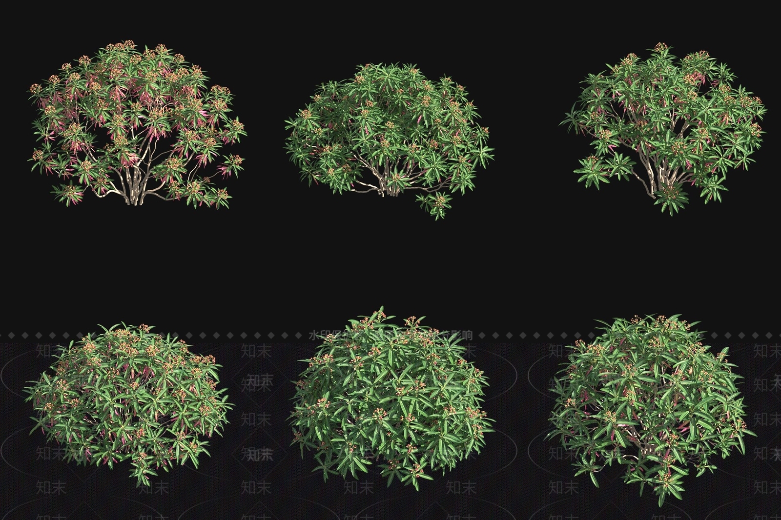 植物堆3D模型下载【ID:1177526969】