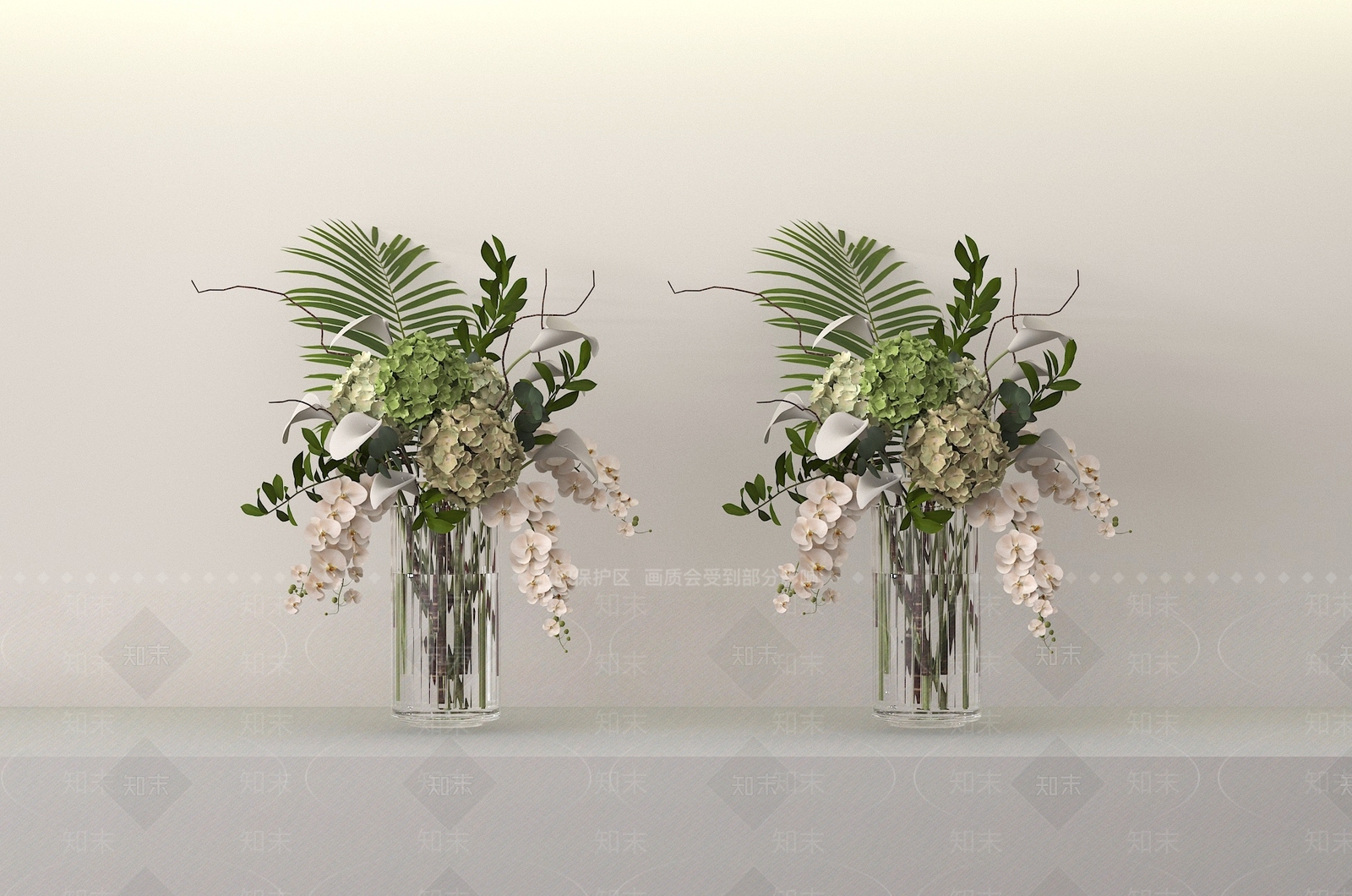 现代花艺3D模型下载【ID:1177533319】