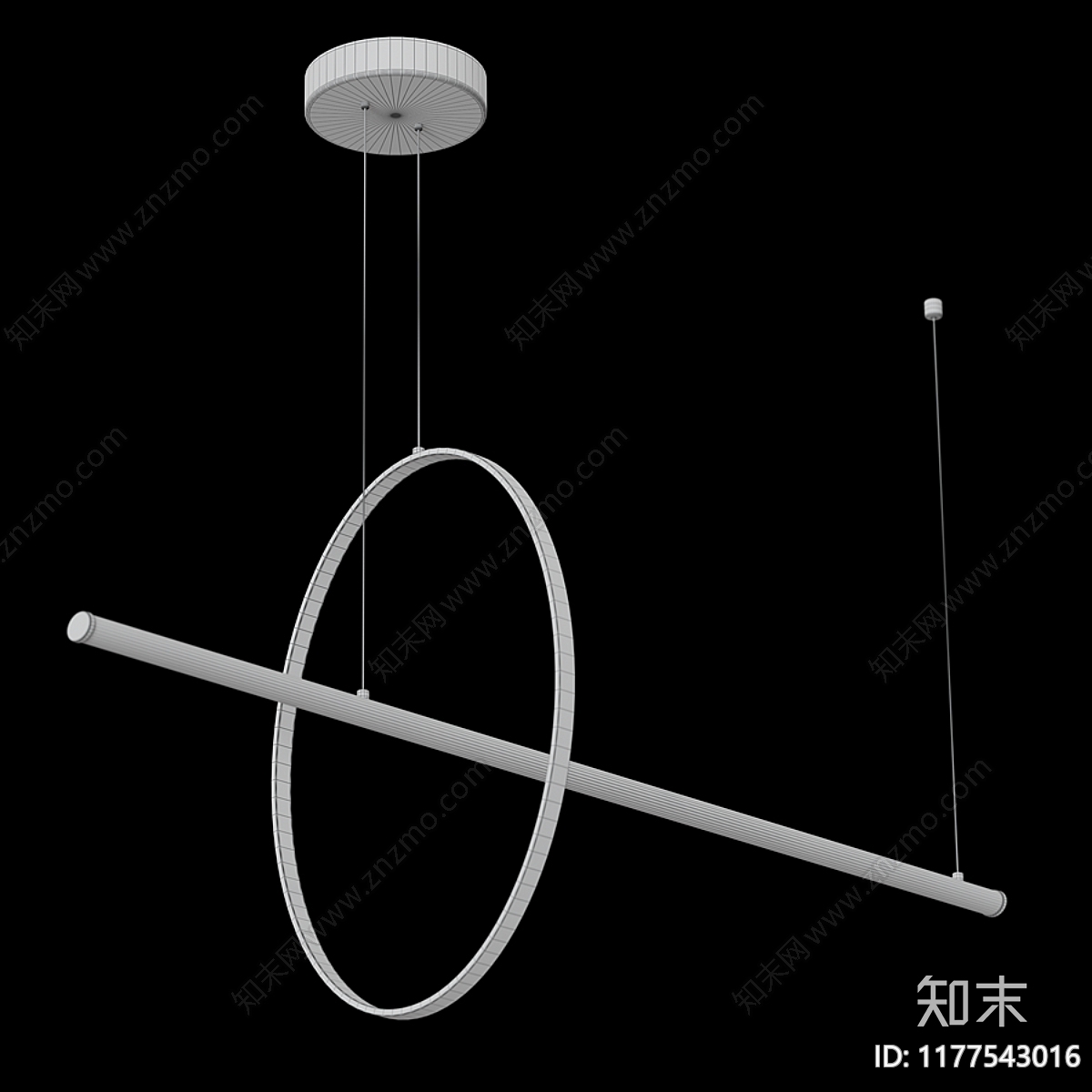 吊灯3D模型下载【ID:1177543016】