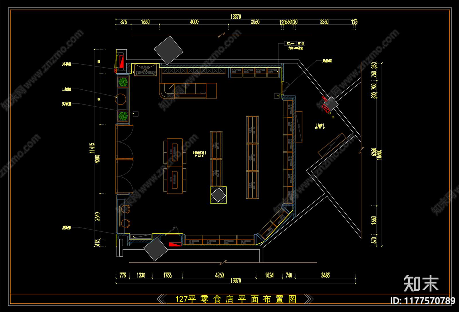 现代其他工装空间施工图下载【ID:1177570789】