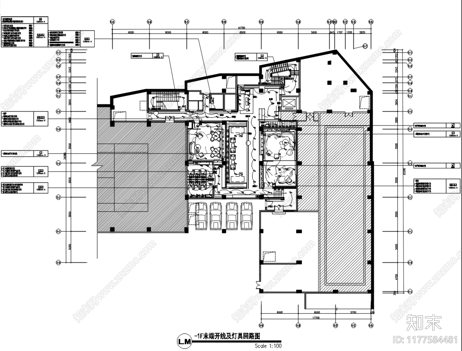 现代会所施工图下载【ID:1177584481】