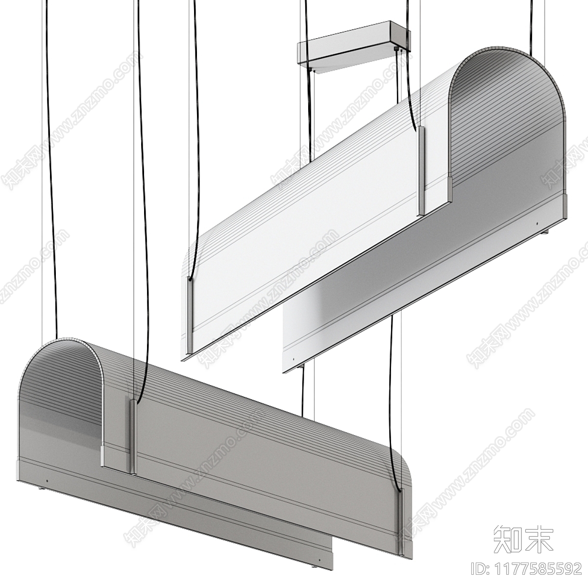 吊灯3D模型下载【ID:1177585592】