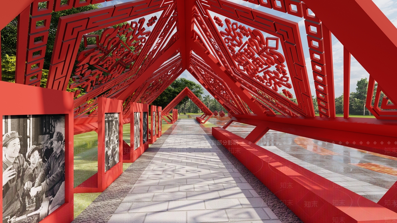 现代其他景观小建筑SU模型下载【ID:1177598890】