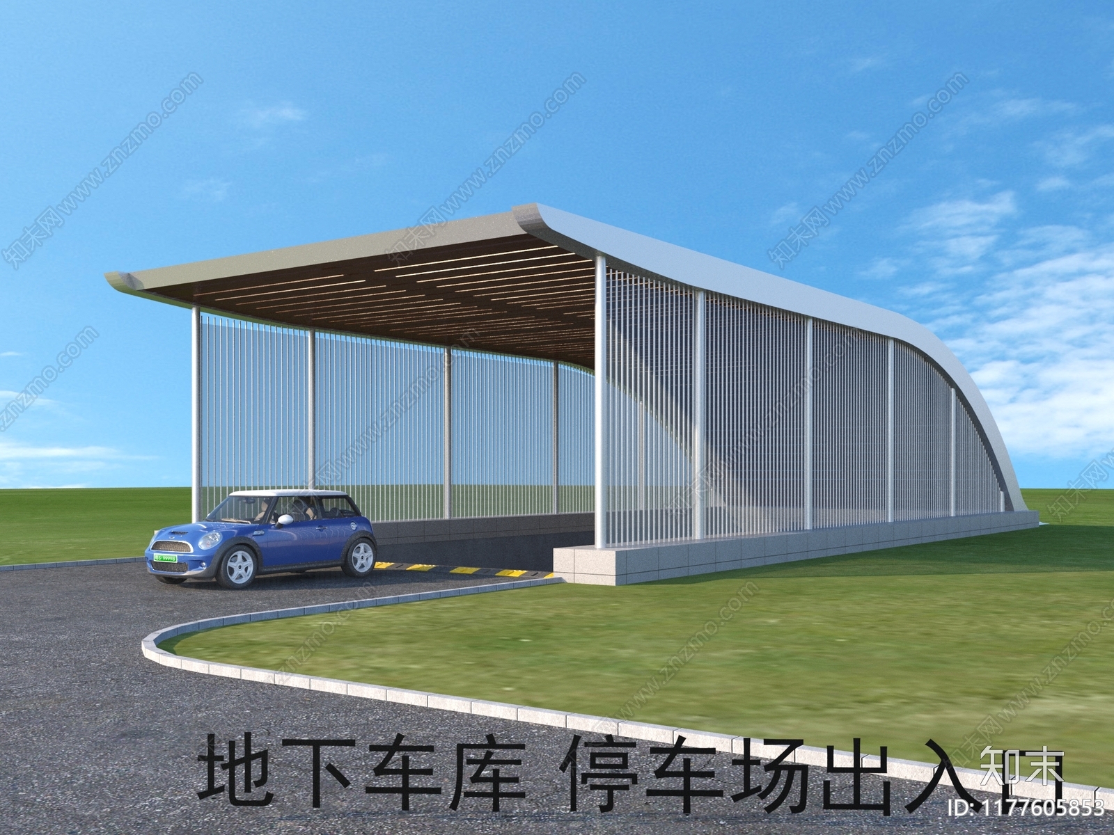 现代其他建筑外观3D模型下载【ID:1177605853】