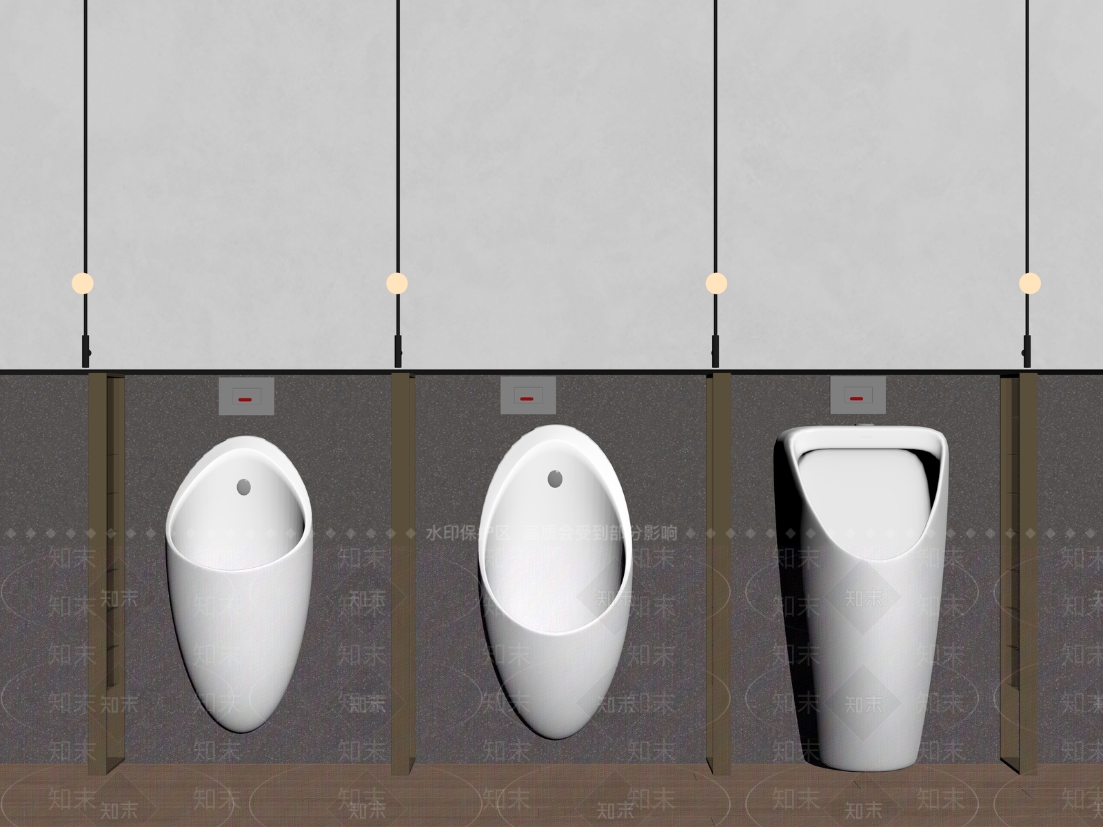 小便斗SU模型下载【ID:1177611352】