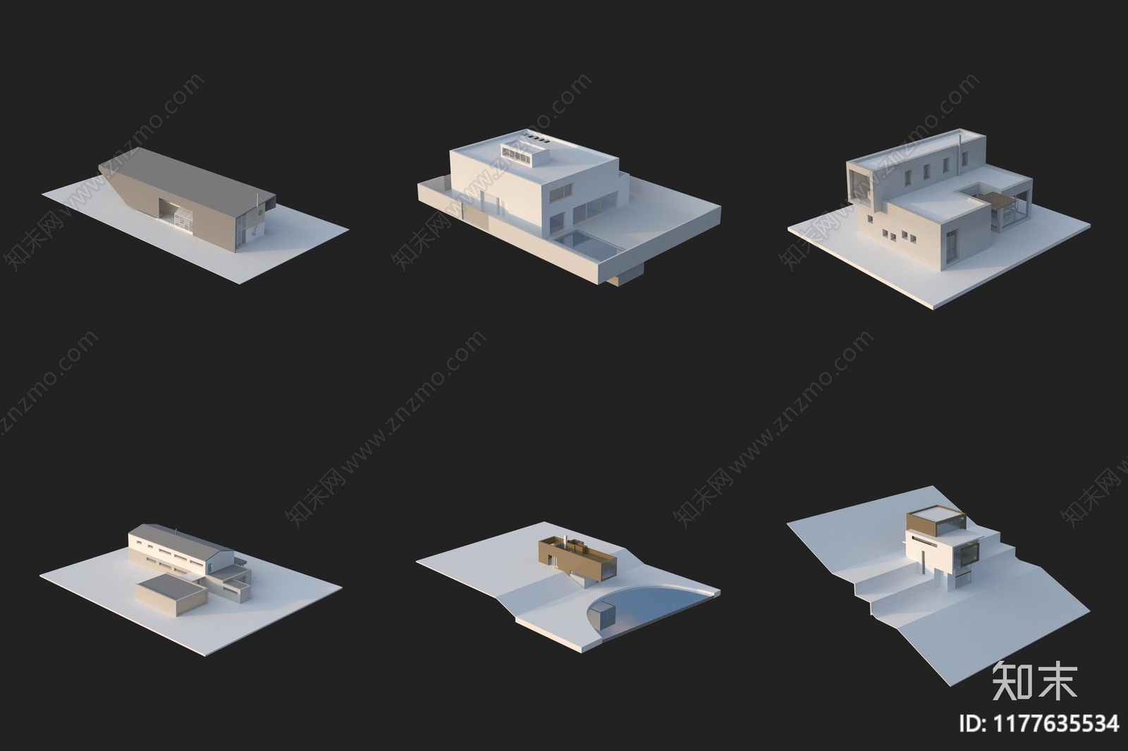 现代其他商业建筑3D模型下载【ID:1177635534】