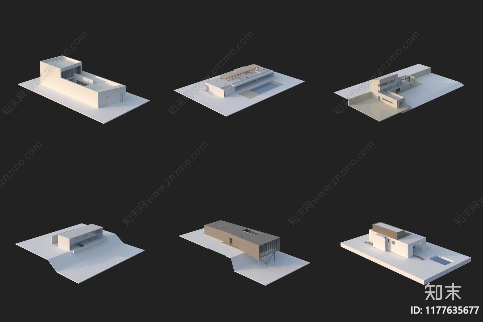 现代其他商业建筑3D模型下载【ID:1177635677】