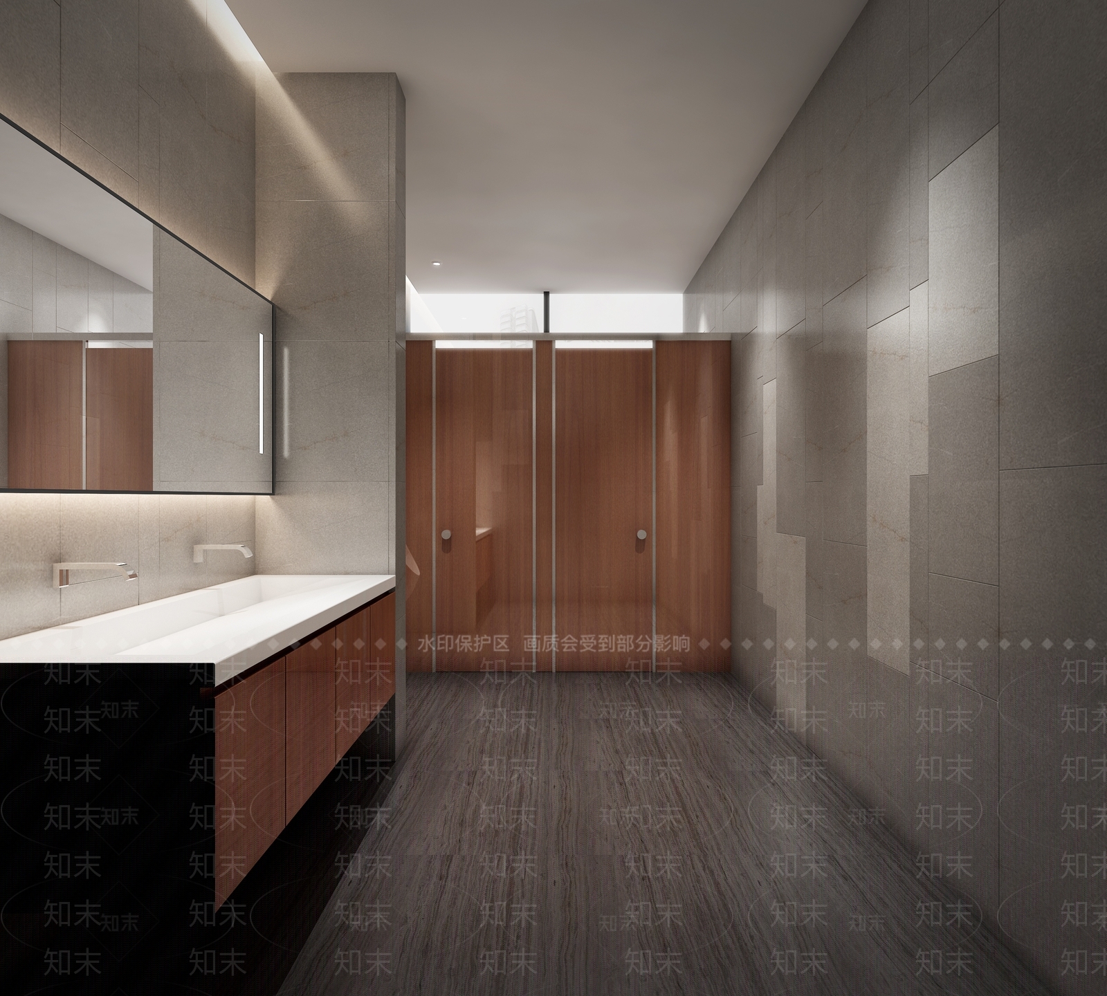 现代公共卫生间3D模型下载【ID:1177636172】