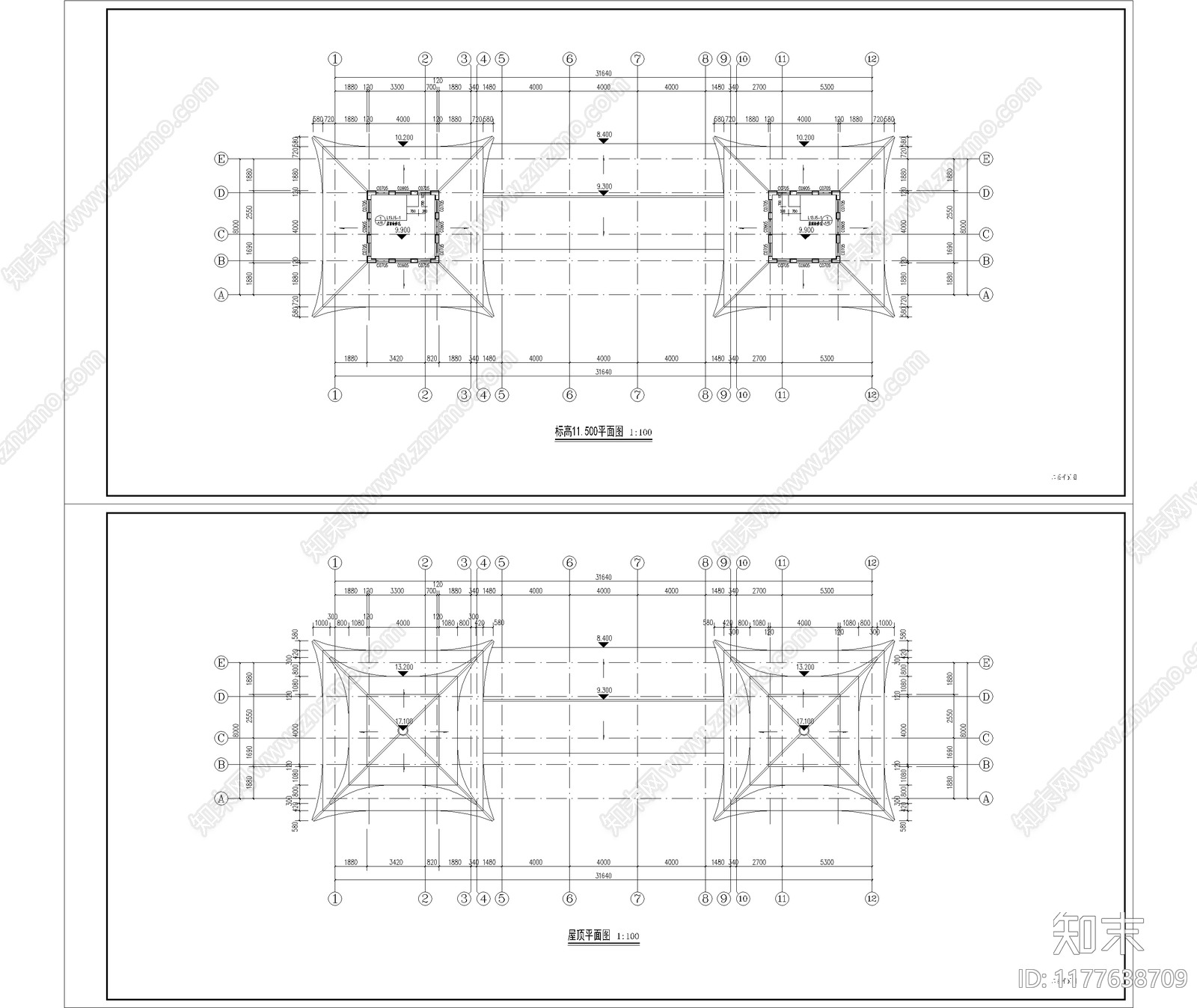 中式古建施工图下载【ID:1177638709】