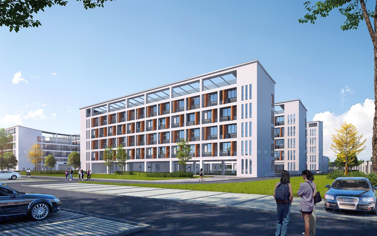 学校外观3D模型下载【ID:1177642569】