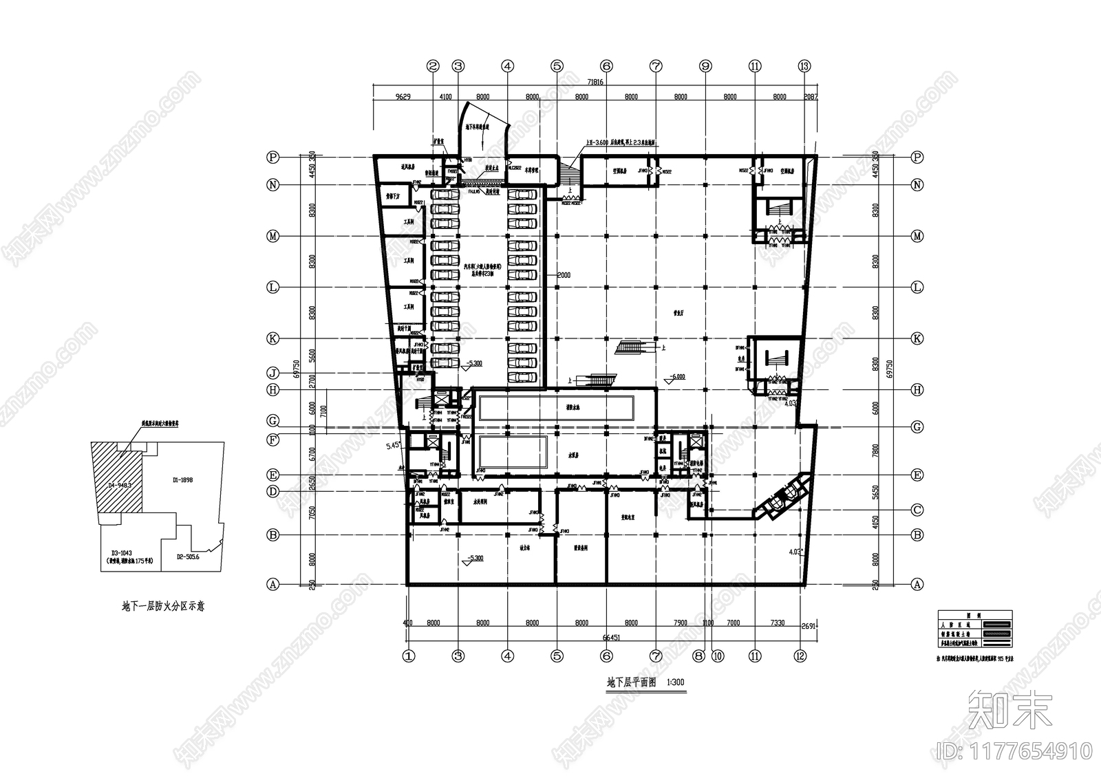 现代住宅楼建筑cad施工图下载【ID:1177654910】