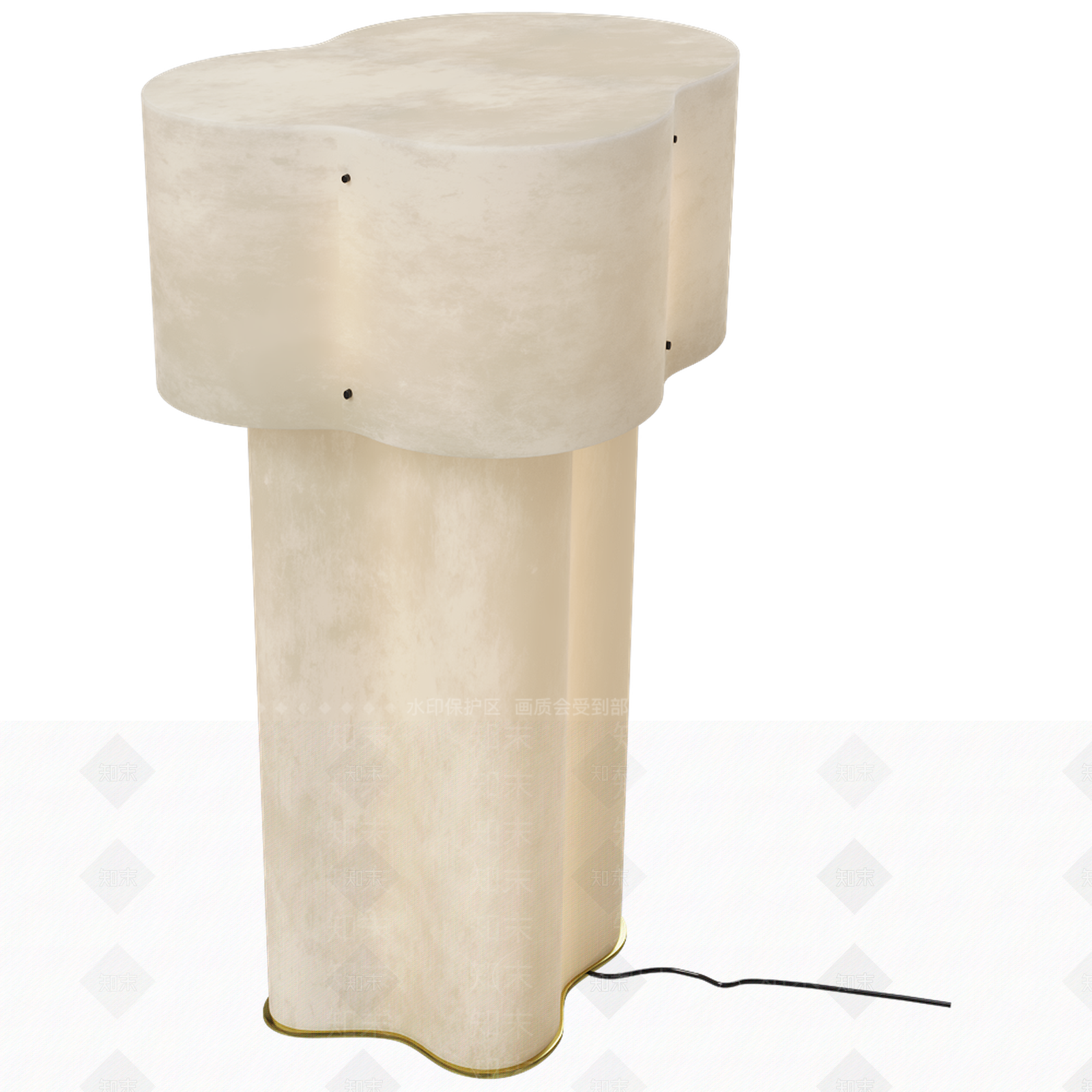 欧式美式落地灯SU模型下载【ID:1177655149】