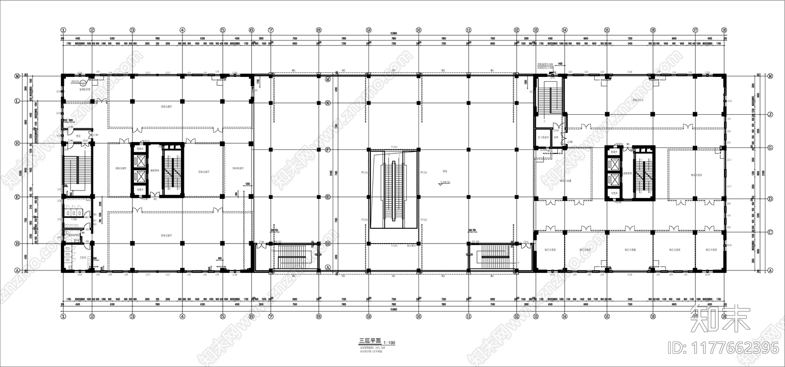 现代住宅楼建筑cad施工图下载【ID:1177662396】