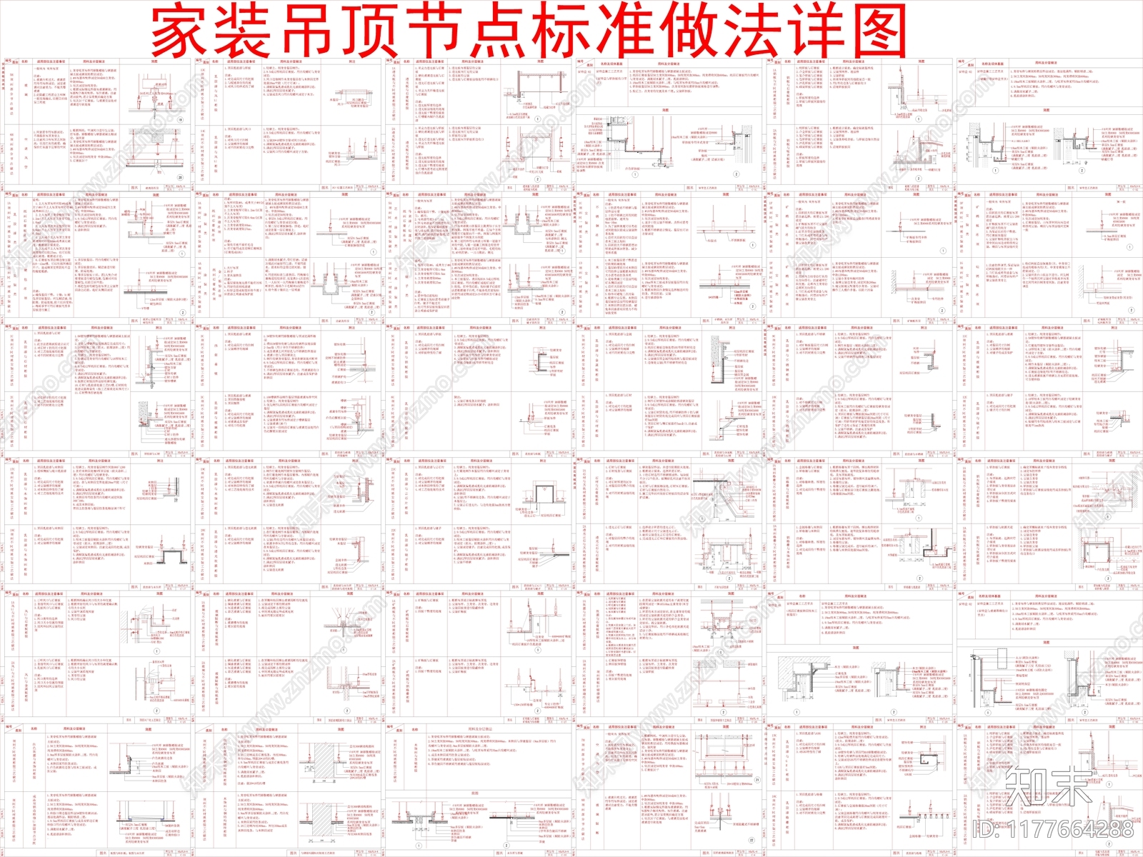 现代吊顶节点cad施工图下载【ID:1177664288】