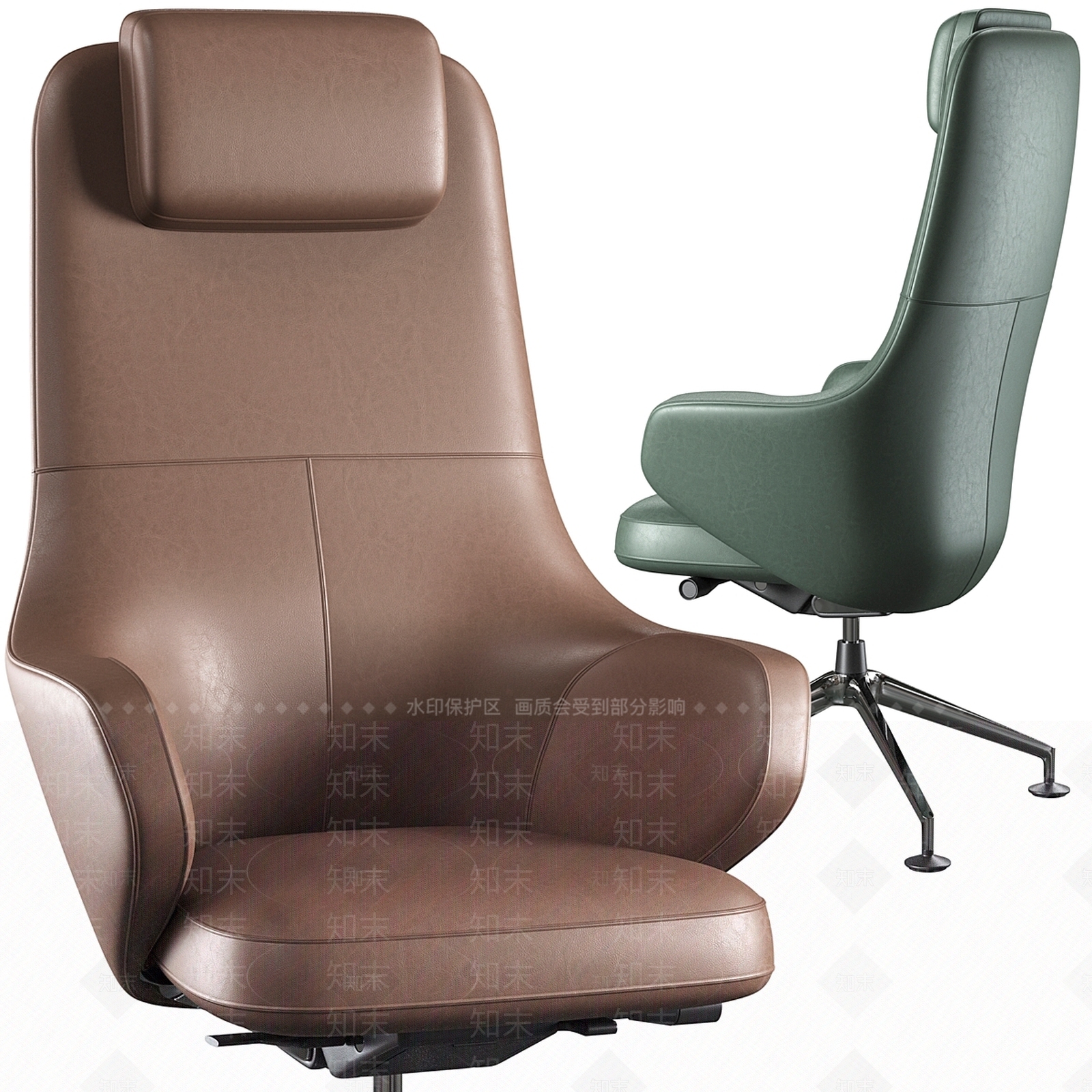 办公桌椅3D模型下载【ID:1177670807】