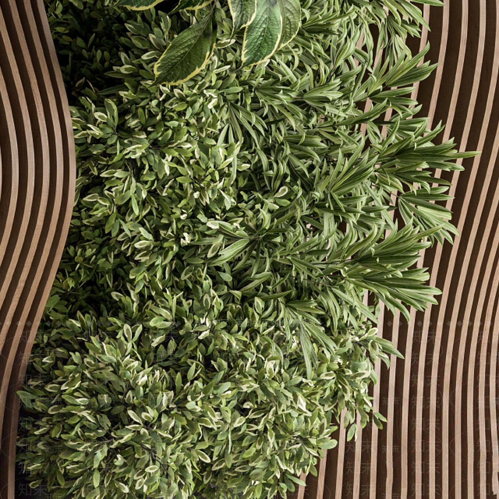 绿植墙3D模型下载【ID:1177671450】