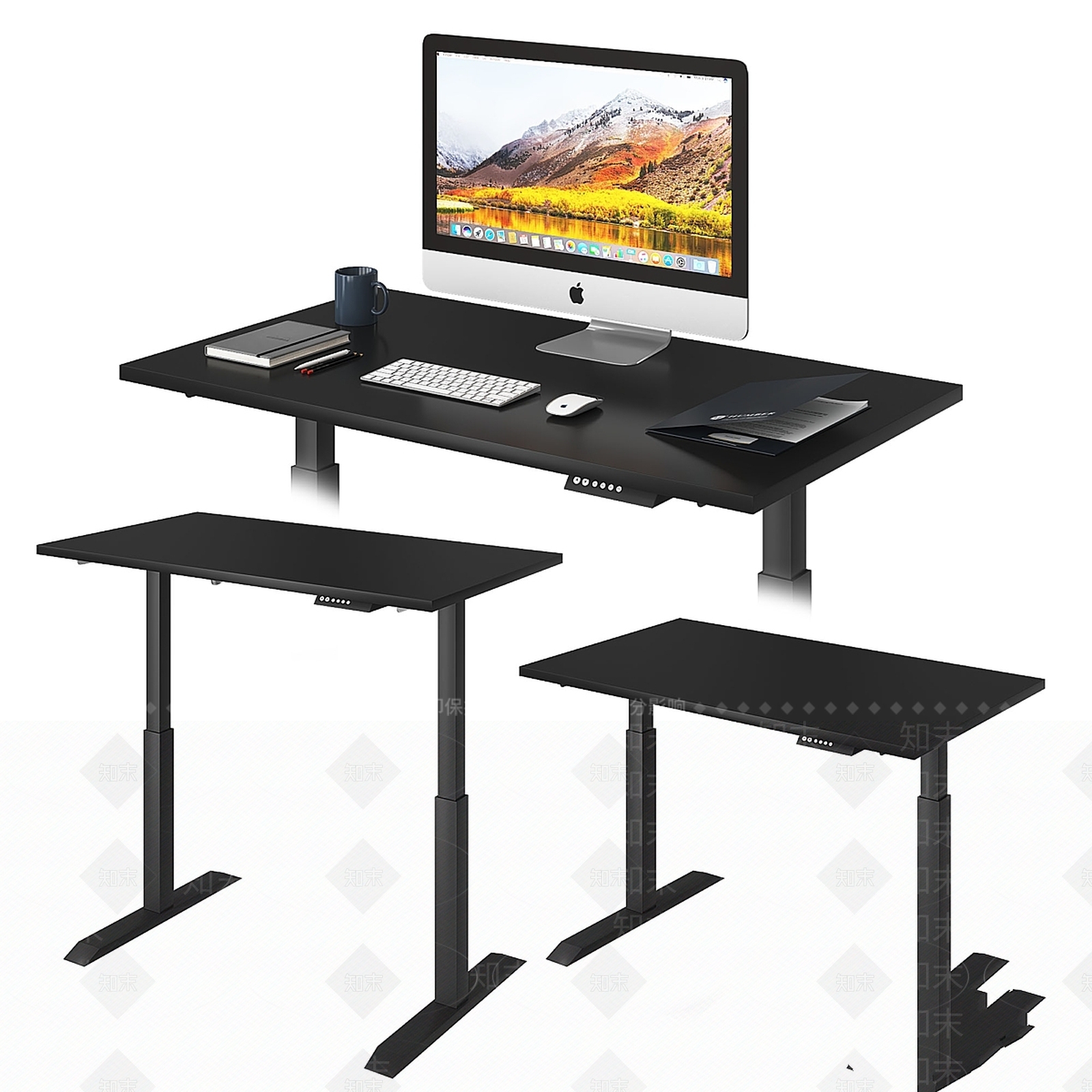 办公桌椅3D模型下载【ID:1177672688】
