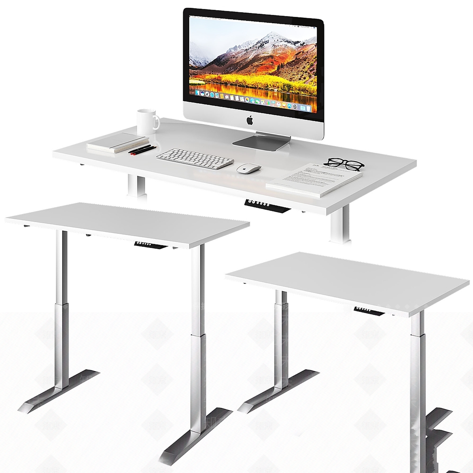 办公桌椅3D模型下载【ID:1177672609】