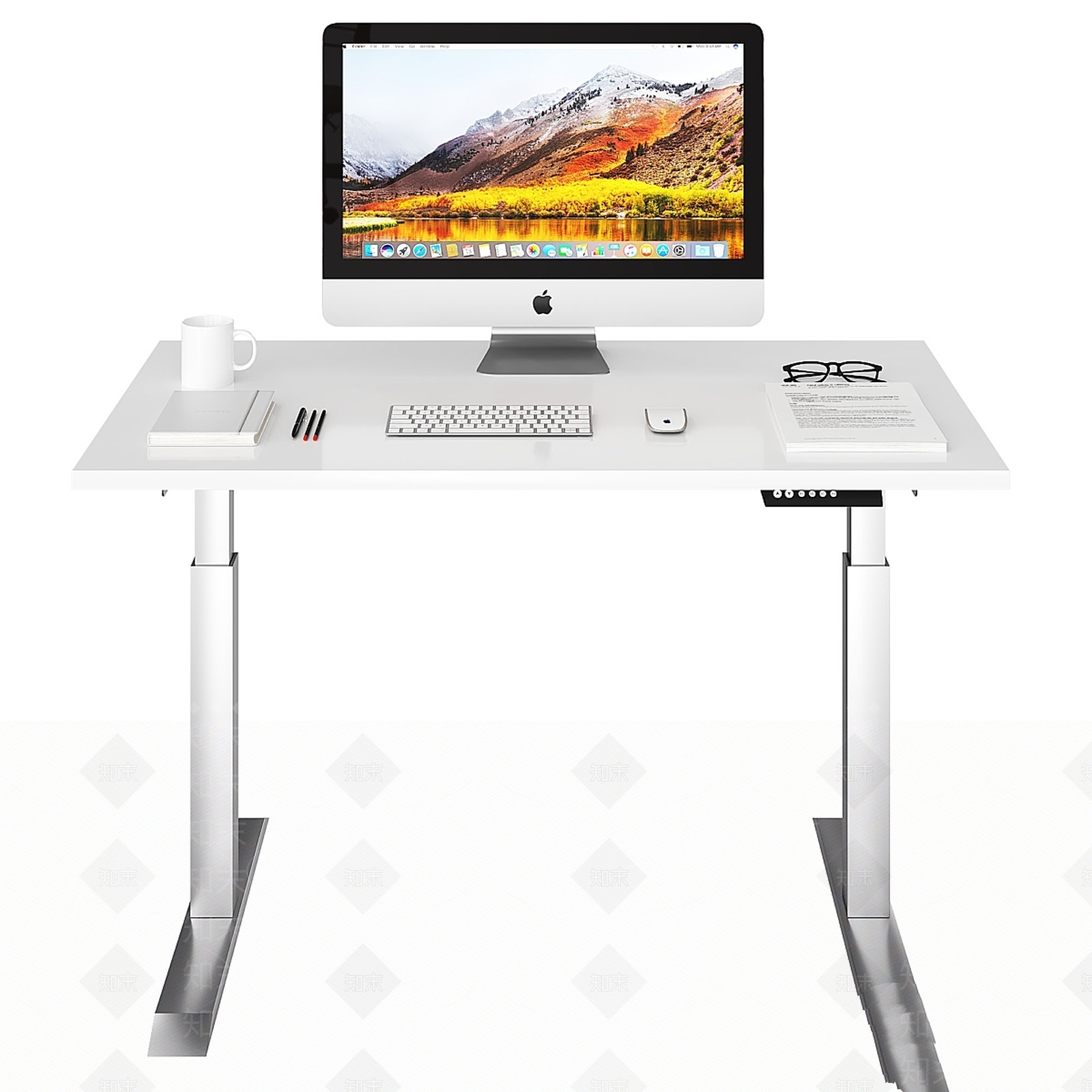 办公桌椅3D模型下载【ID:1177672609】