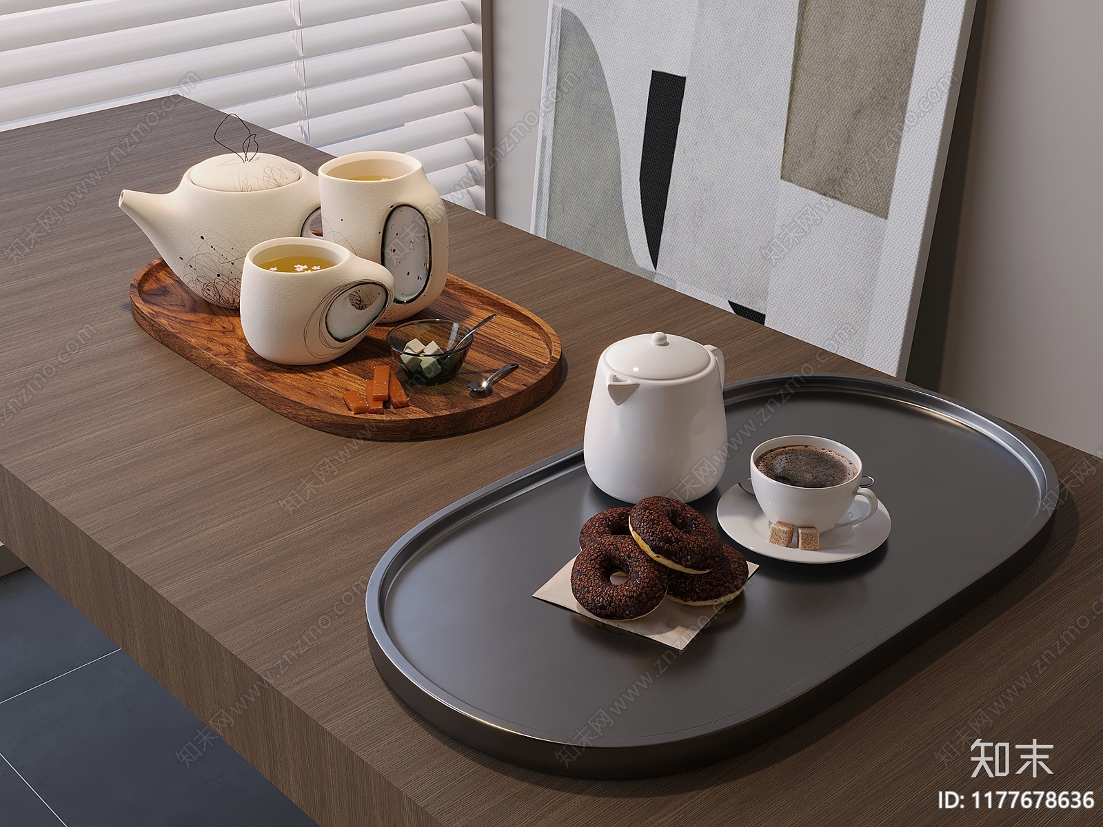 茶具3D模型下载【ID:1177678636】