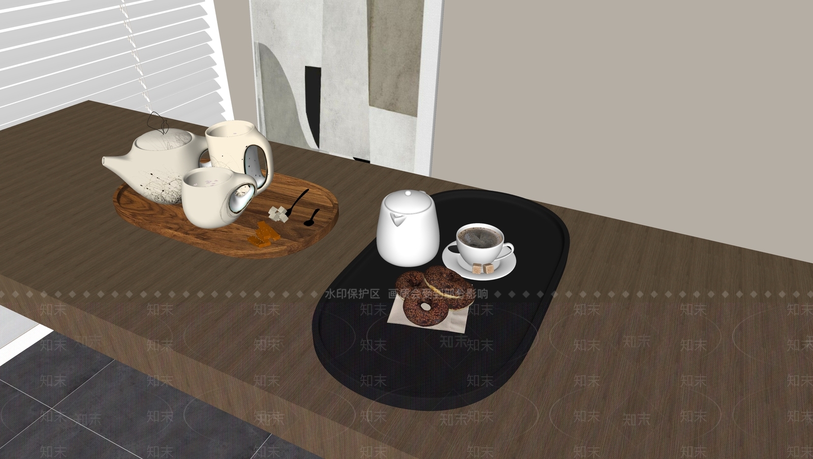 茶具SU模型下载【ID:1177678715】
