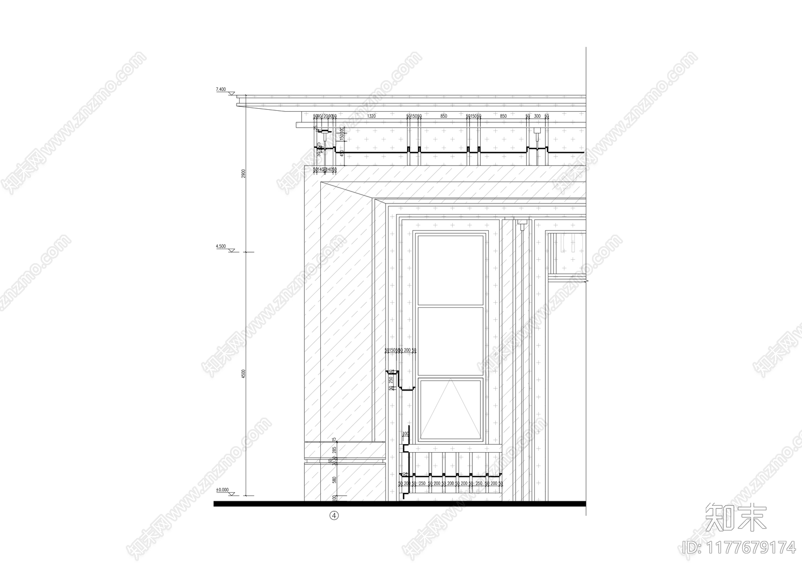 现代其他居住建筑cad施工图下载【ID:1177679174】