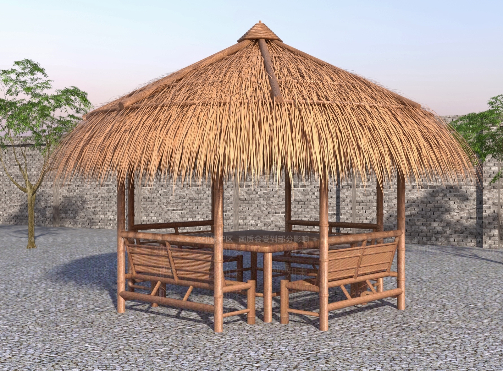 现代亭子3D模型下载【ID:1177682131】