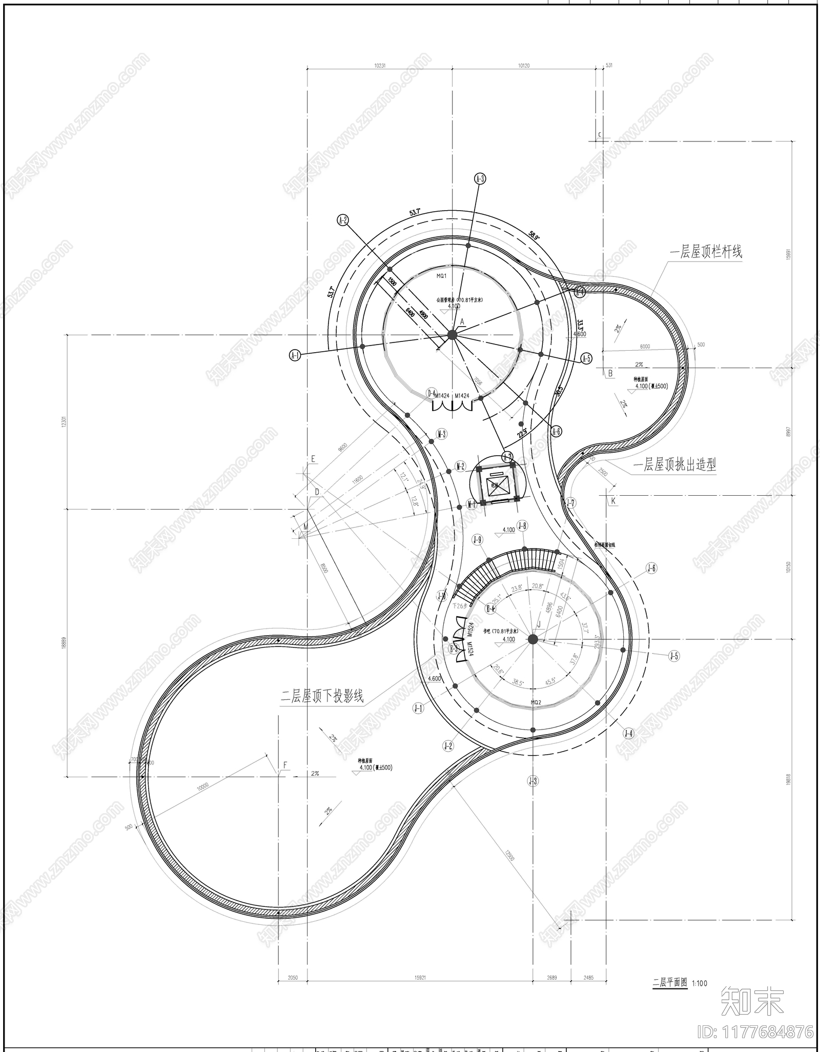 现代其他公共建筑施工图下载【ID:1177684876】