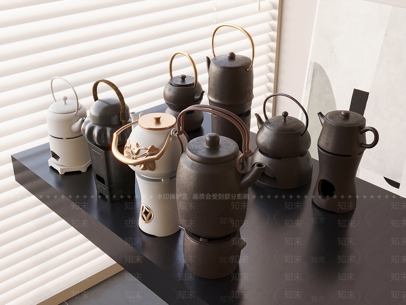 茶具SU模型下载【ID:1177685355】