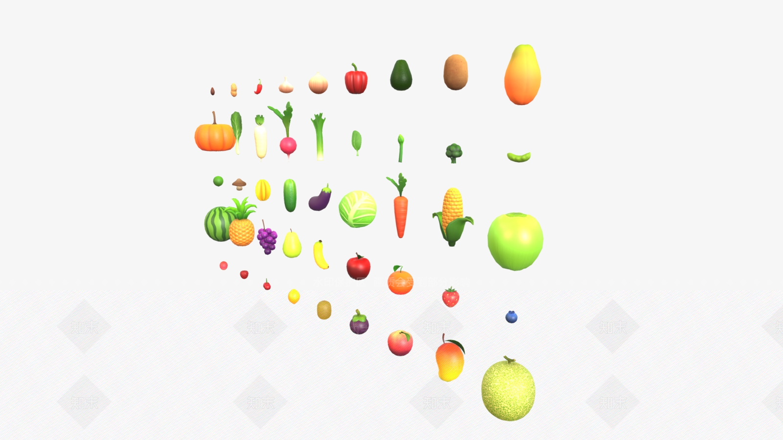 酒水食物3D模型下载【ID:1177688103】