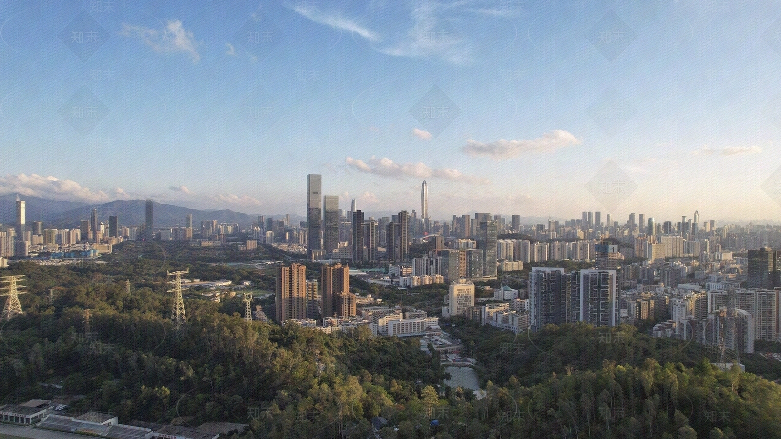 城市背景高清贴图材质