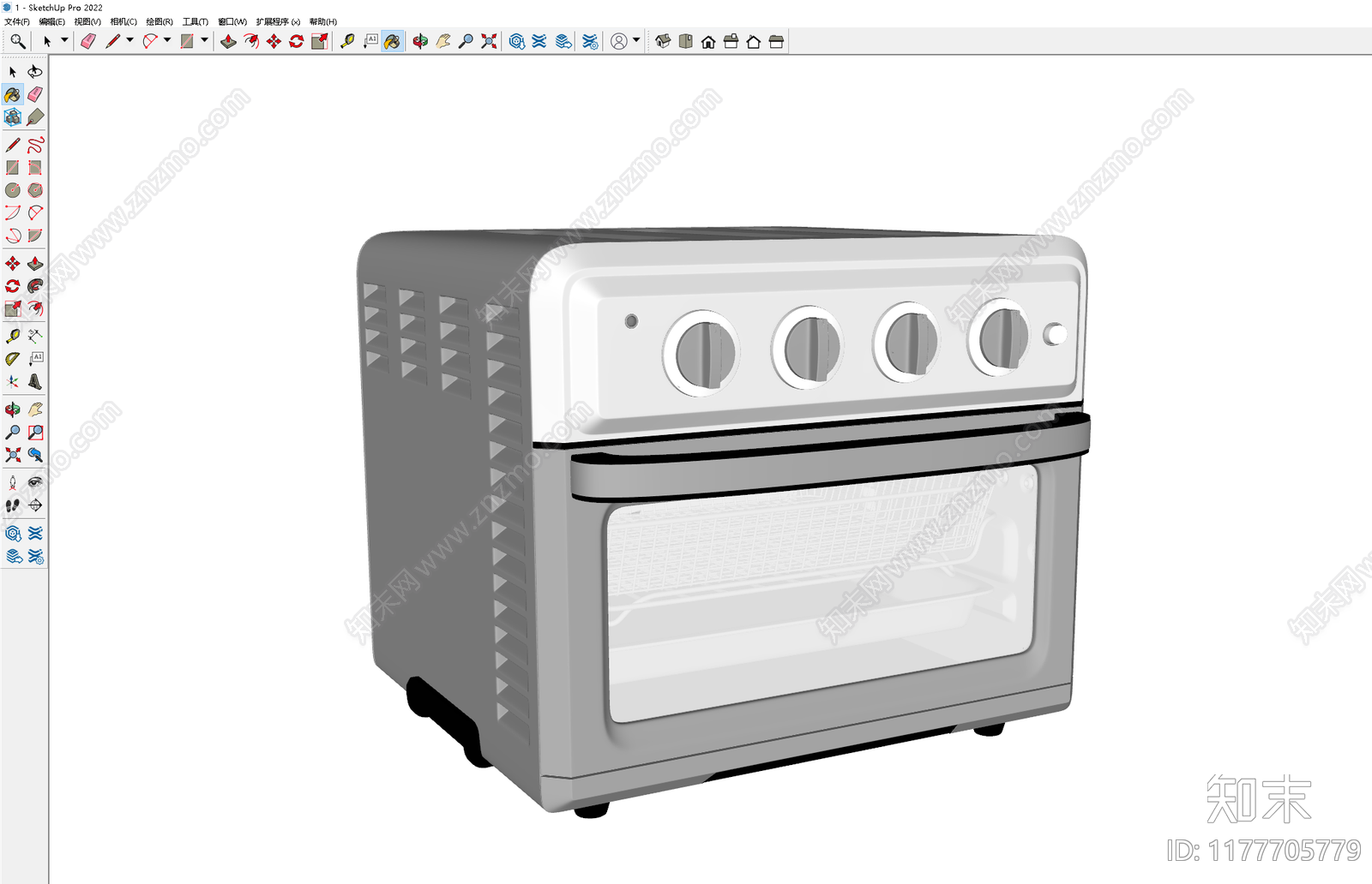 烤箱SU模型下载【ID:1177705779】