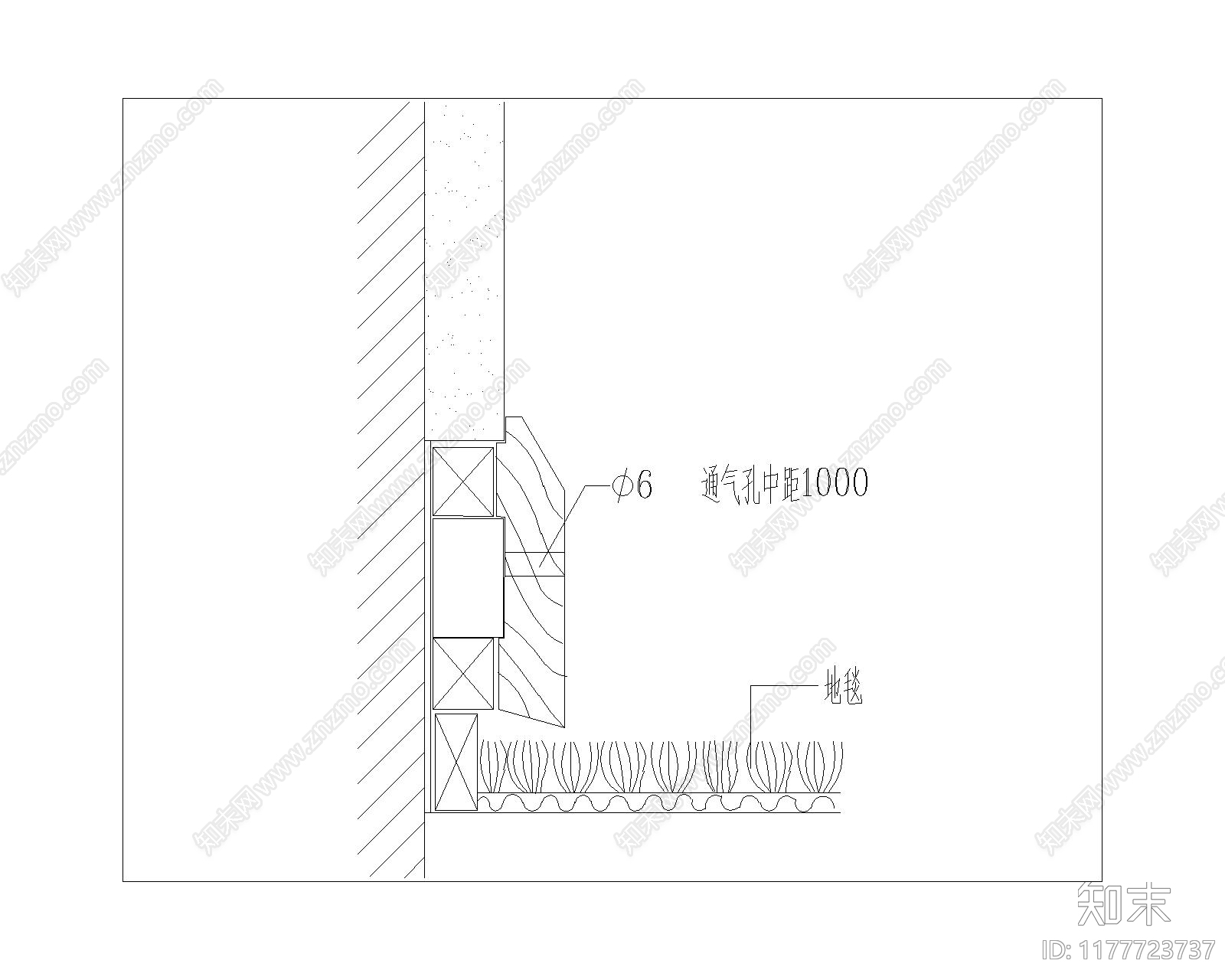 现代其他室内工艺节点施工图下载【ID:1177723737】