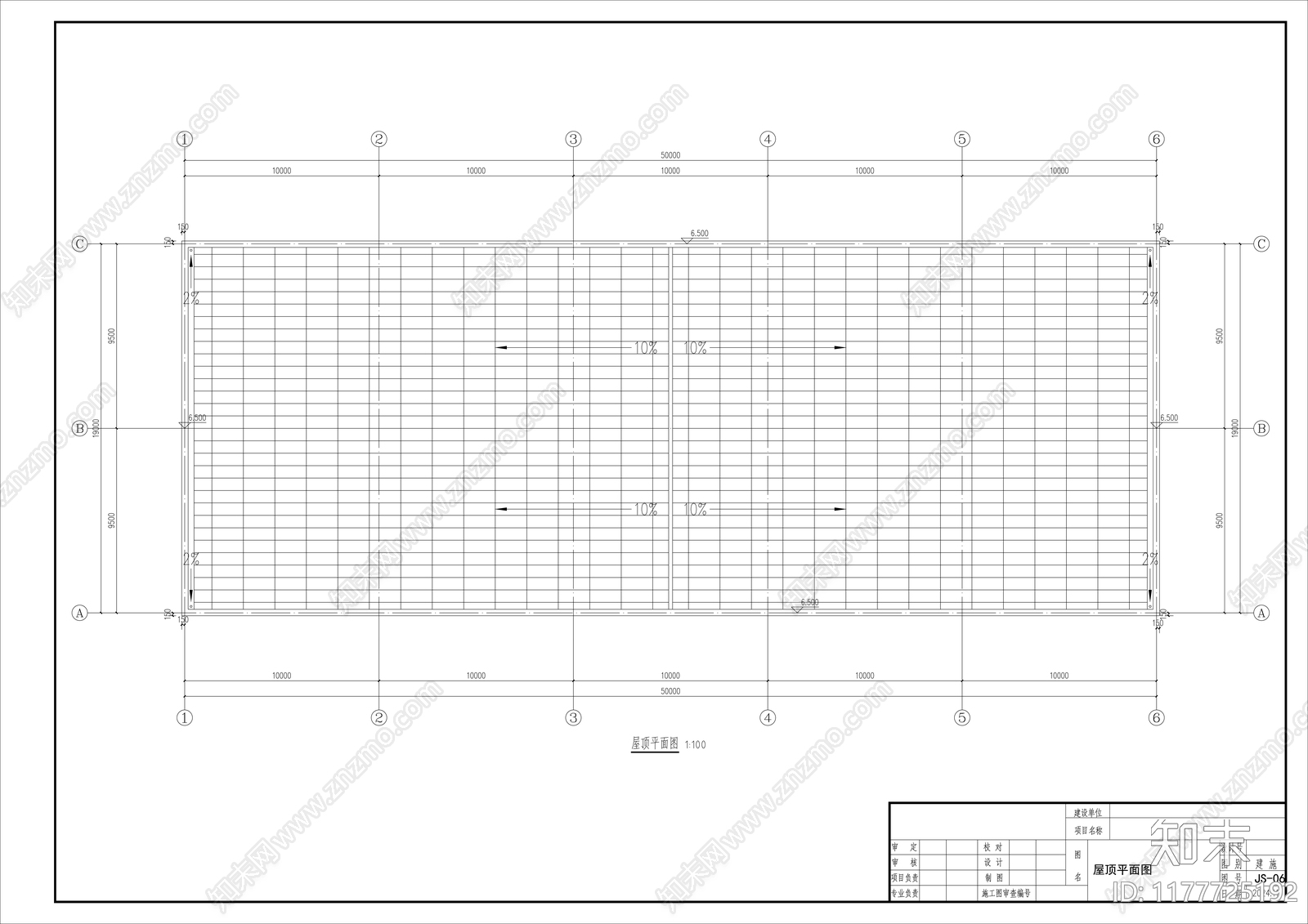 现代农贸市场建筑施工图下载【ID:1177725192】