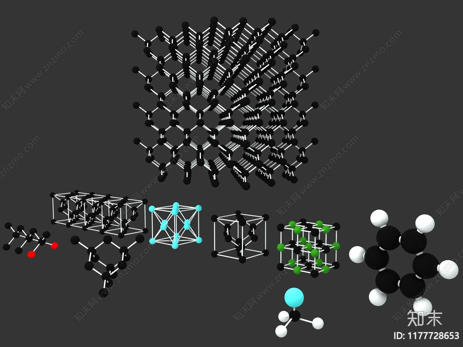 现代艺术装置3D模型下载【ID:1177728653】