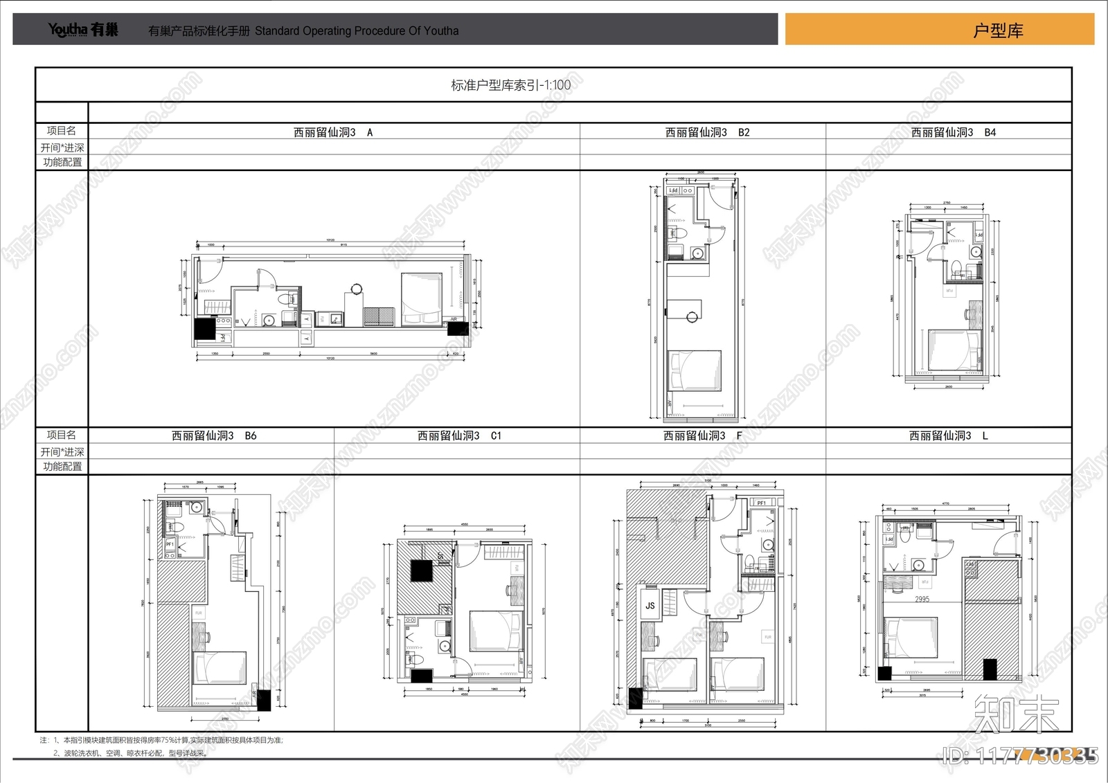 现代其他居住建筑施工图下载【ID:1177730335】