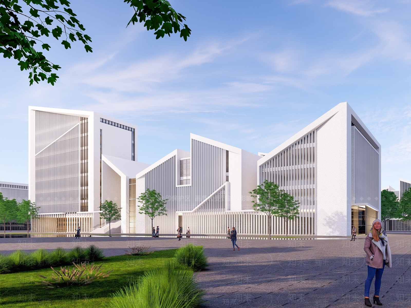 现代小公建SU模型下载【ID:1177729639】