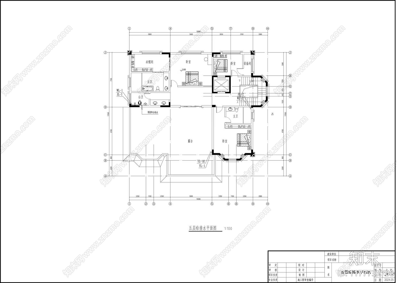 水电图cad施工图下载【ID:1177737708】