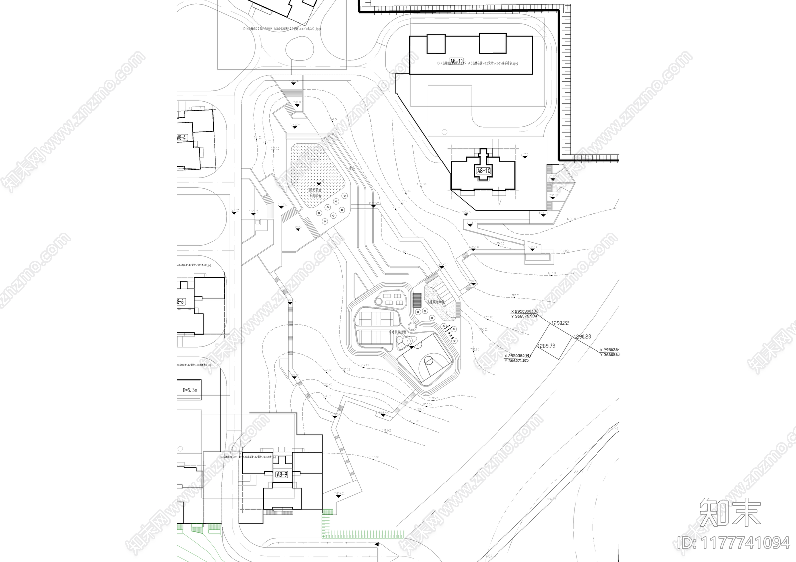 景观平面图施工图下载【ID:1177741094】