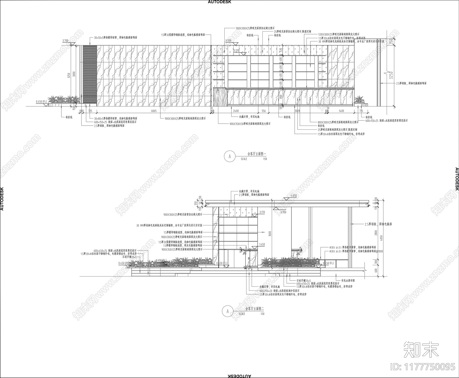 现代小区景观施工图下载【ID:1177750095】