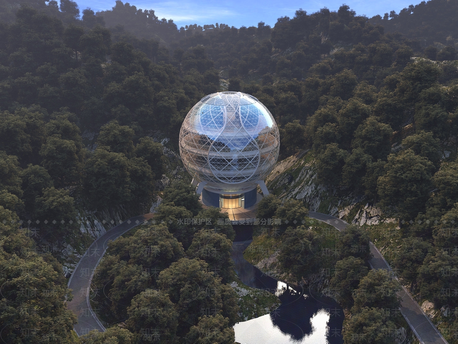 现代其他文体建筑3D模型下载【ID:1177753506】
