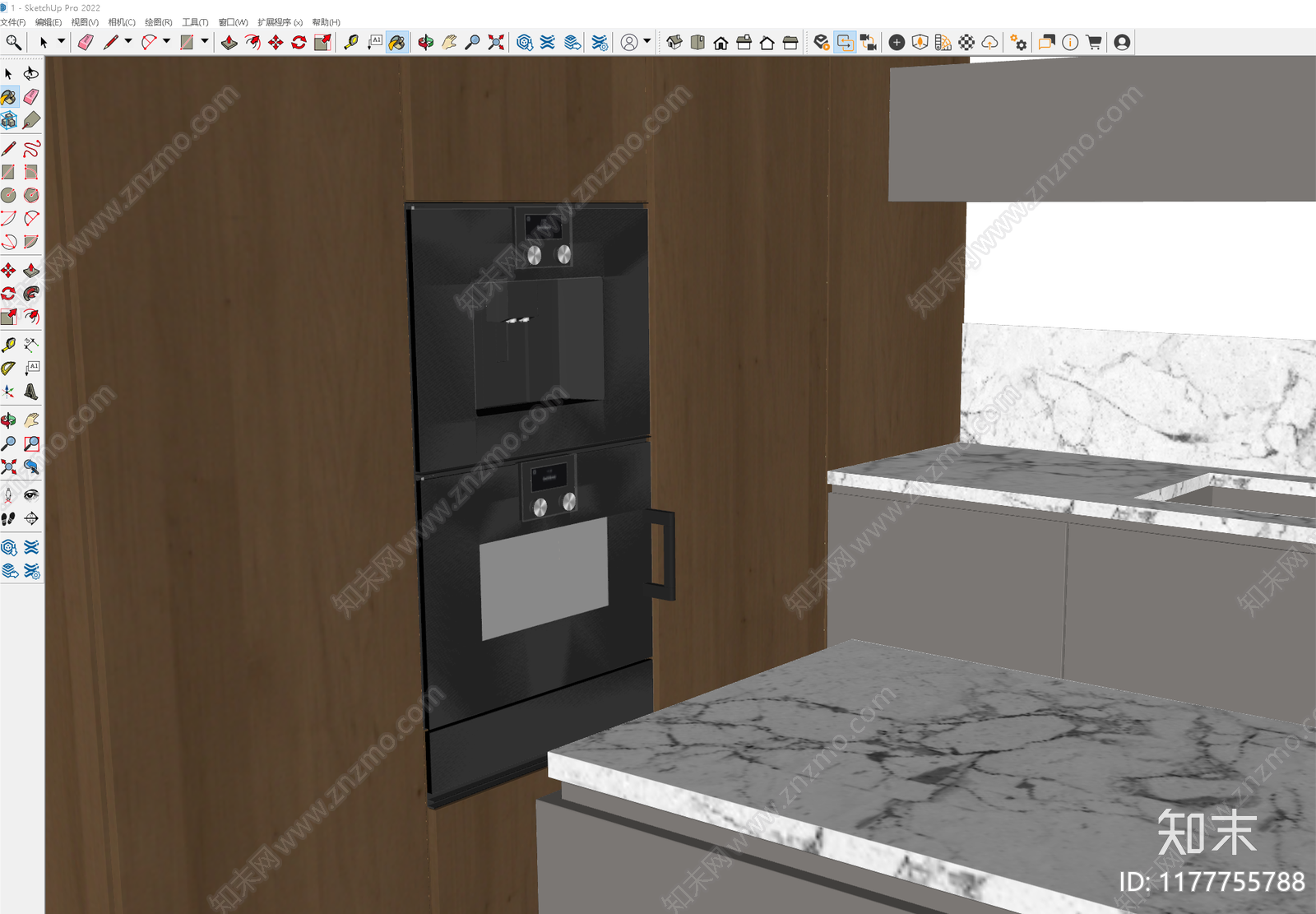 烤箱SU模型下载【ID:1177755788】