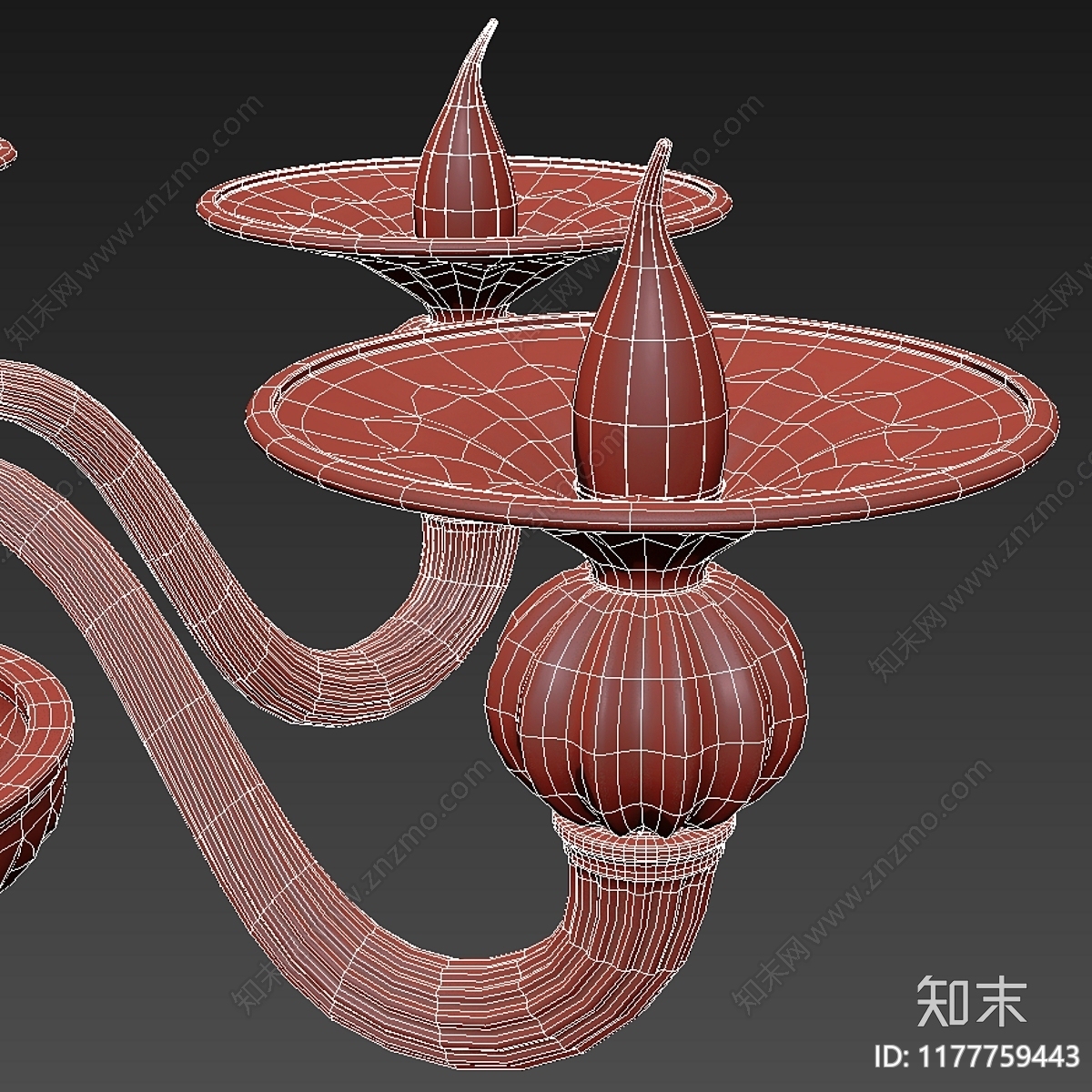 吊灯3D模型下载【ID:1177759443】